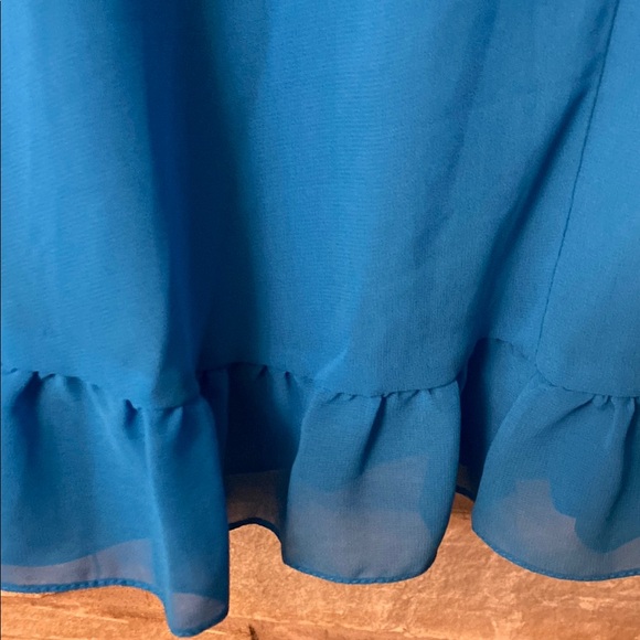 NWT Mac Duggal Long-Sleeve High-Neck Mini Cape Formal Dress SZ 0 - Picture 15 of 17